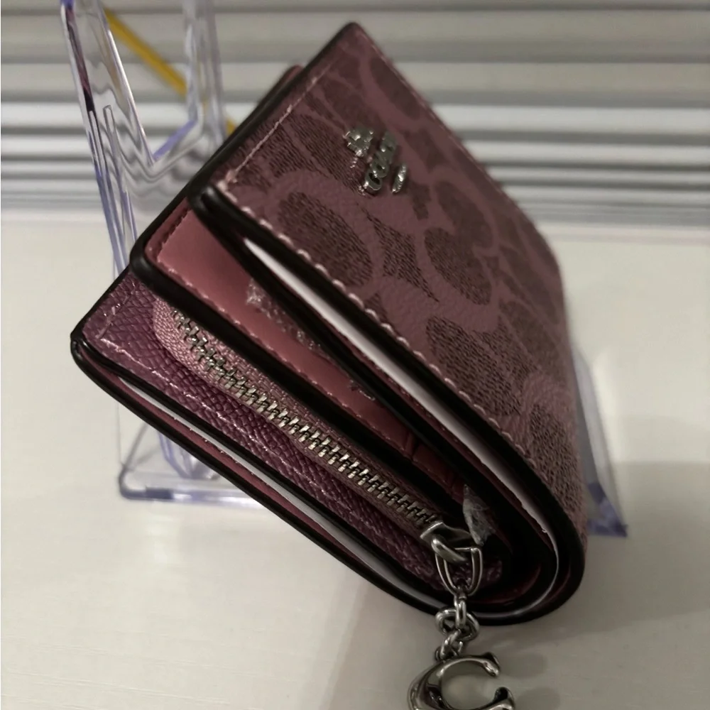 NWOT Coach Signature Metallic Wallet - Picture 3 of 6